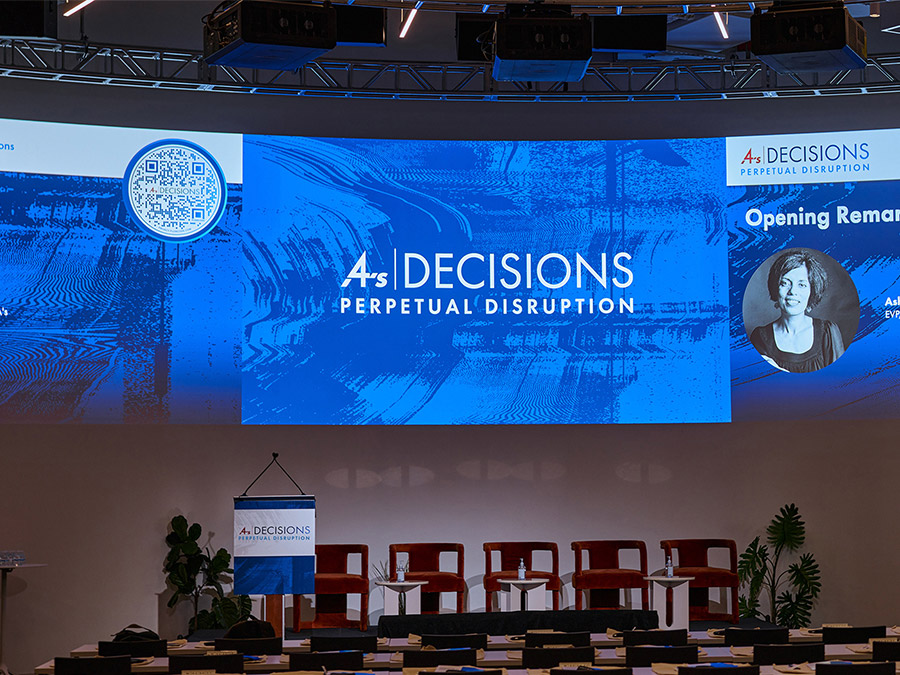 4A's Decisions event branding