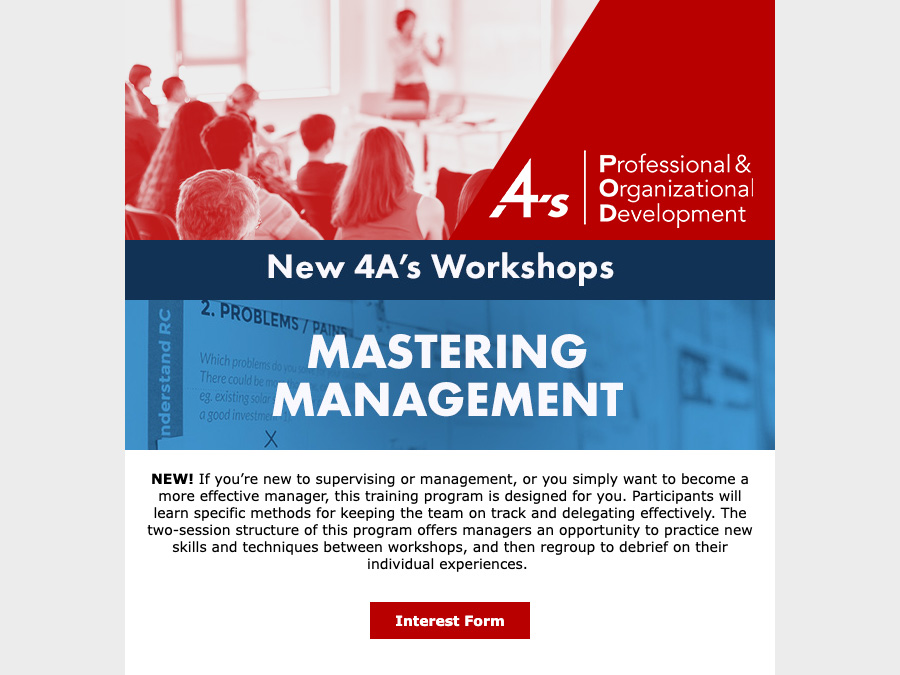 4A's POD Email