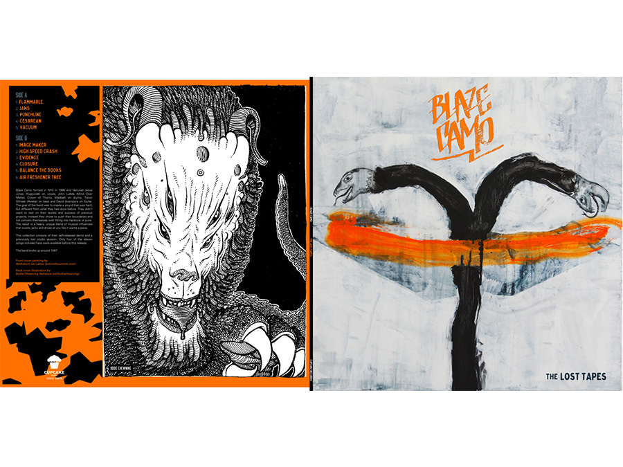 Blaze Camo Vinyl Packaging