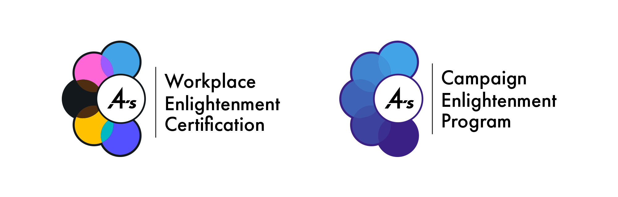 4A's Workplace Enlightenment and Campaign Enlightenment logos