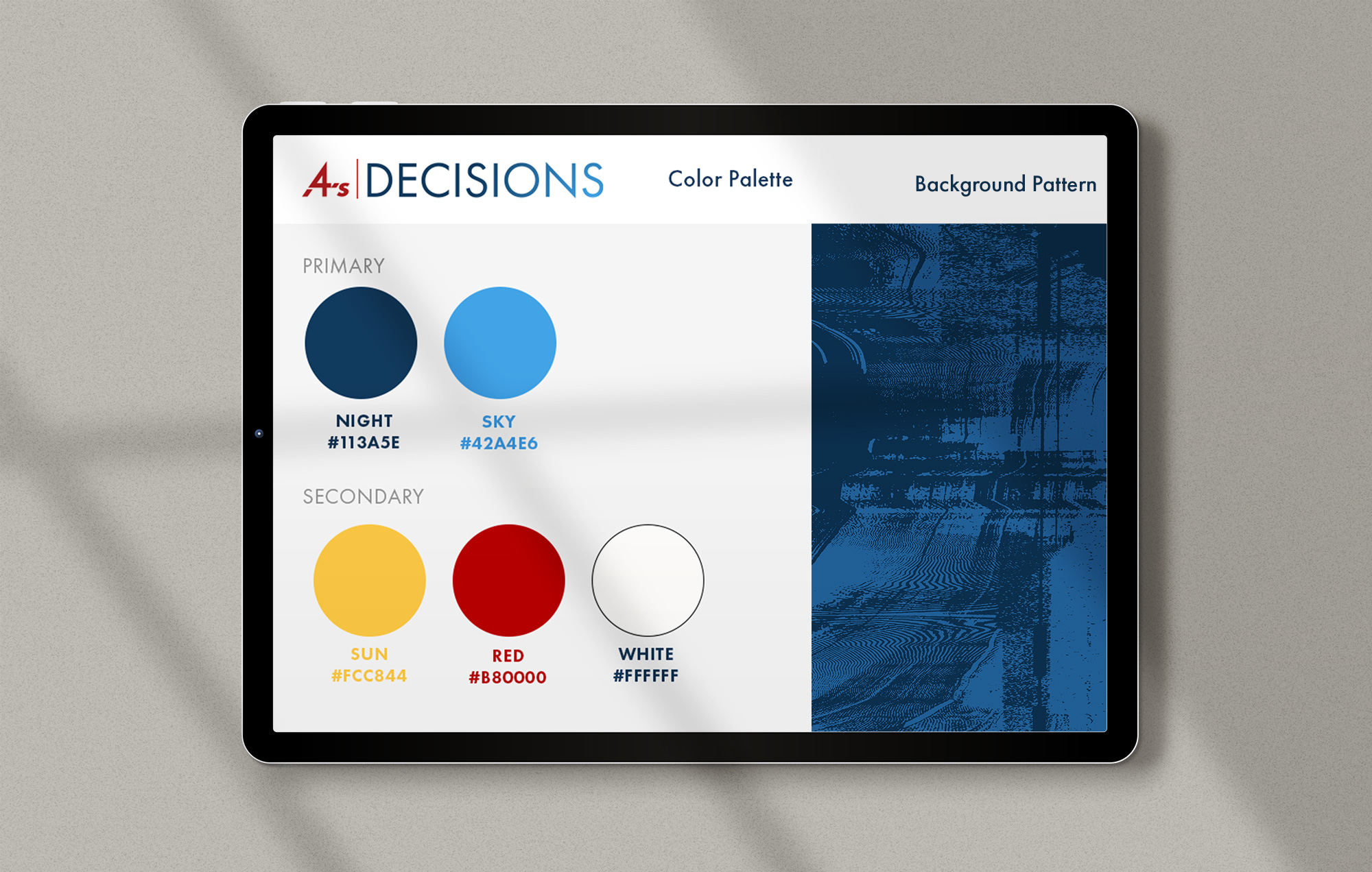 4A's Decisions Palette