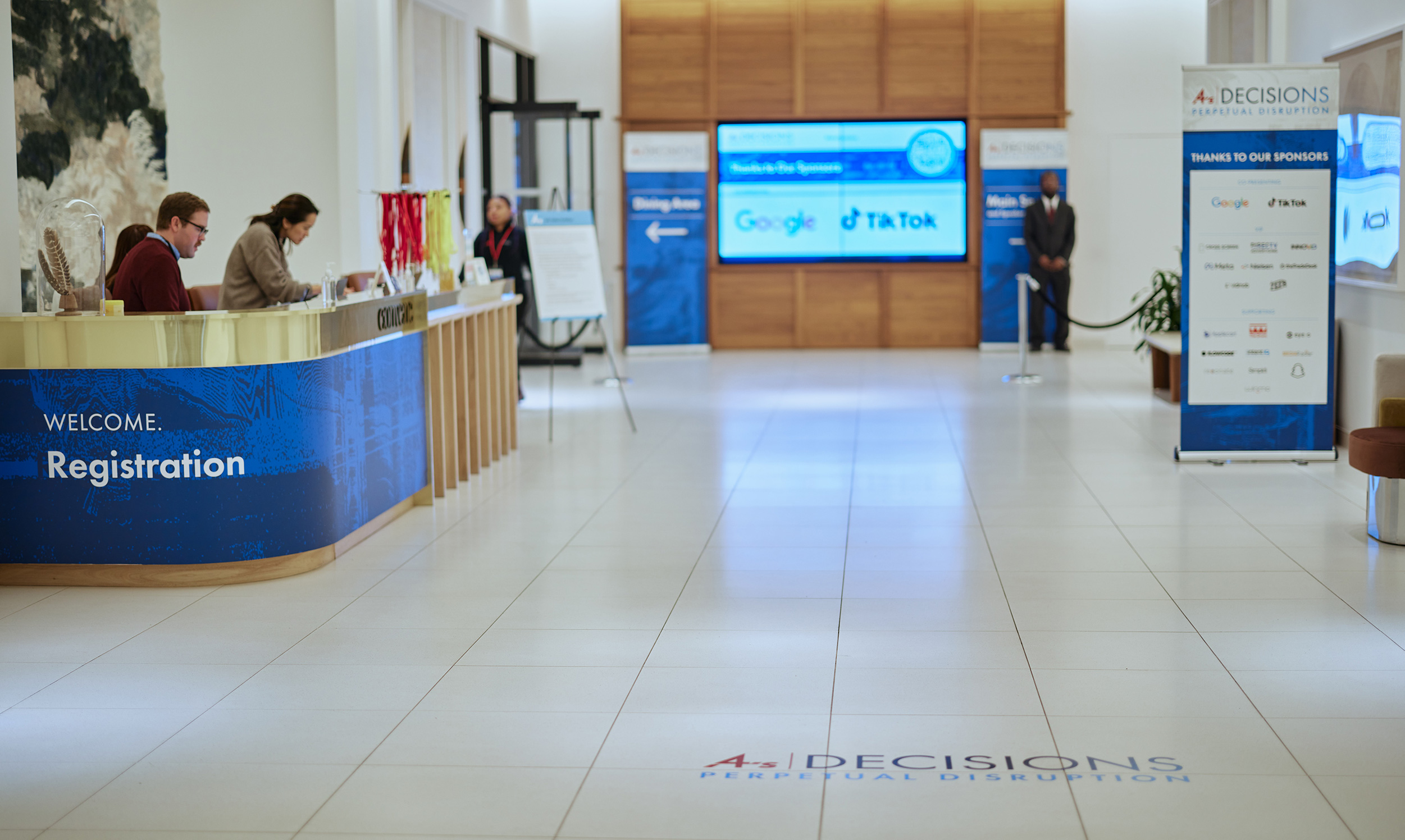 4A's Decisions Entry Way Signage