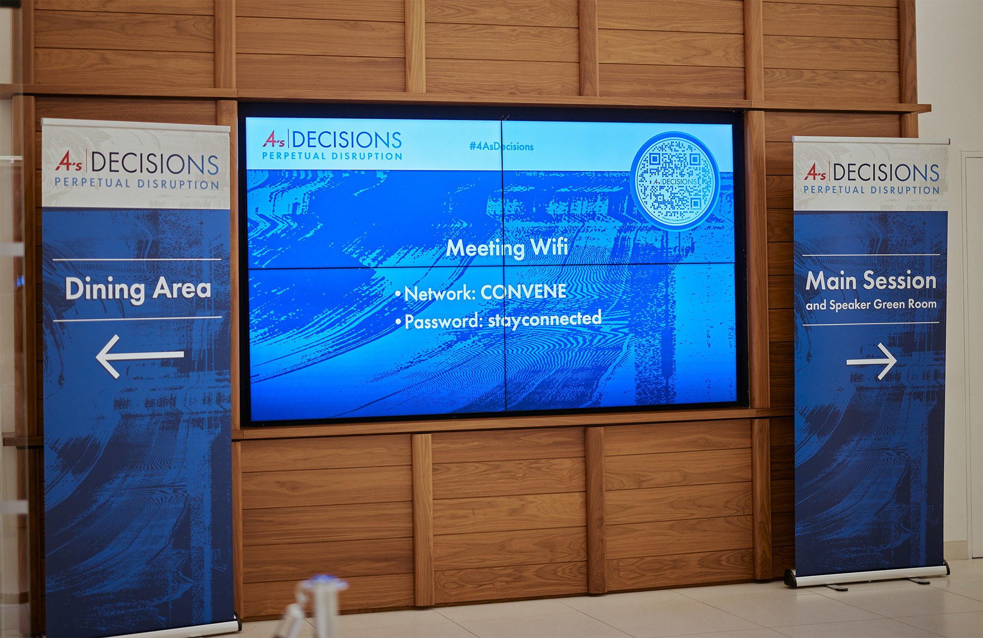 4A's Decsision signage