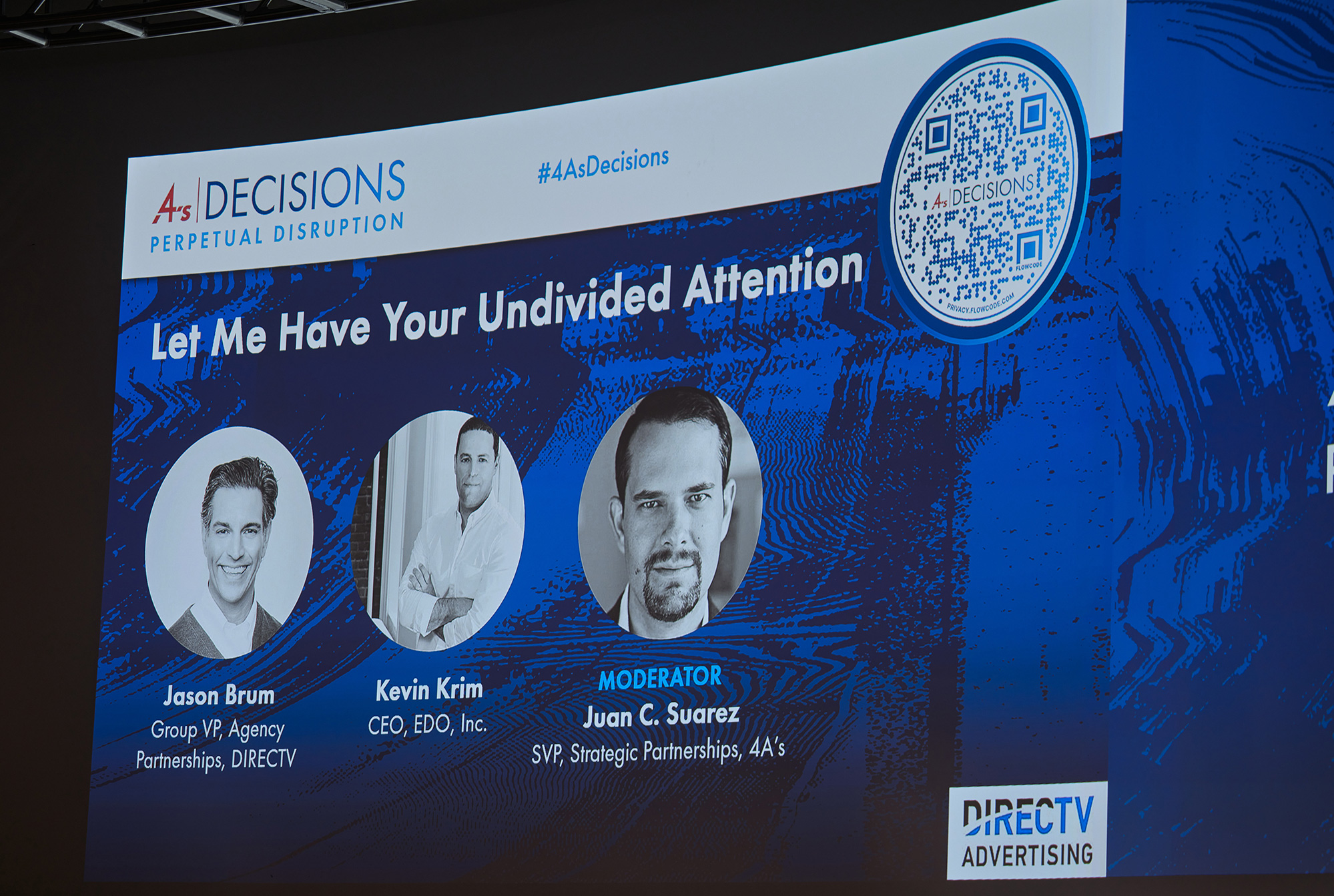 4A's Decisions main session entry way